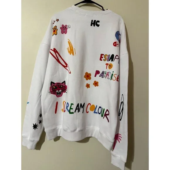 The Mayfair Group x @iscreamcolour "Somebody Loves You" crewneck sweatshirt OS $ - Picture 4 of 9